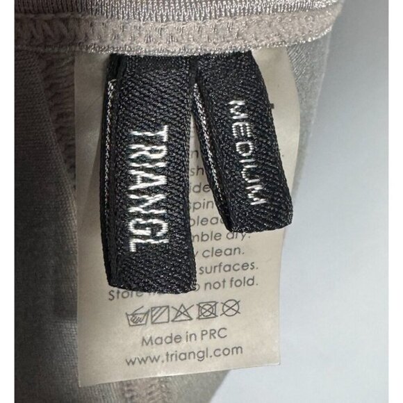 Triangl Gigi Crochet Neoprene Bikini top size Medium gray - Picture 6 of 7